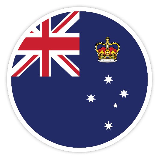 Victoria Australia Flag Sticker
