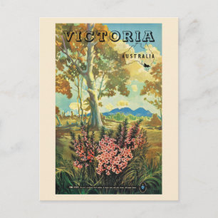Victoria Australia Vintage Poster 1944 Briefkaart