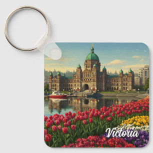 Victoria British Columbia Canada Reizen Sleutelhanger