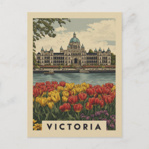 Victoria British Columbia Reizen Briefkaart