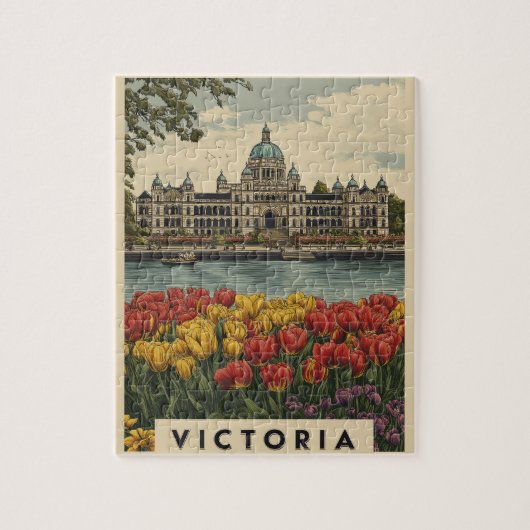 Victoria British Columbia Reizen Legpuzzel (Verticaal)
