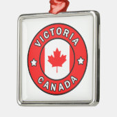 Victoria Canada Metalen Ornament (Links)