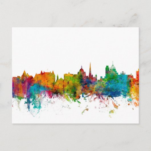 Victoria Canada Skyline Briefkaart (Voorkant)