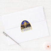 VICTORIA Canada Vierkante Sticker (Envelop)