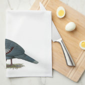 Victoria Crowned Pigeon Theedoek (Quarter Fold)
