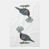 Victoria Crowned Pigeon Theedoek (Verticaal)