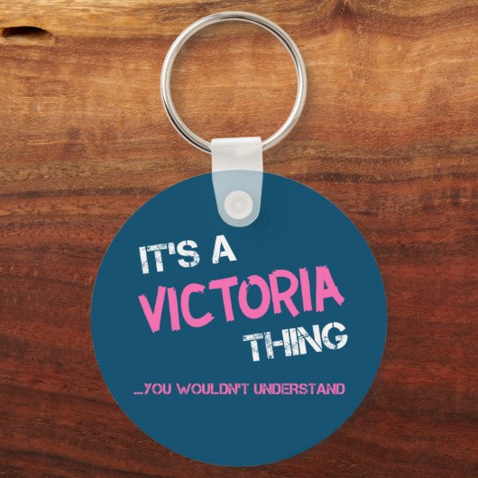 Victoria ding dat je geen naam zou begrijpen sleutelhanger (Voorkant)