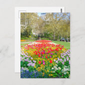 Victoria Embankment Gardens, London UK Briefkaart (Voorkant / Achterkant)