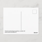 Victoria Embankment Gardens, London UK Briefkaart (Achterkant)