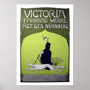 Victoria Fahrrad-Werke  fiets Poster