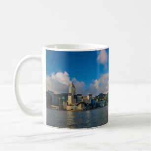 Victoria Harbour en Hong Kong Skyline Koffiemok