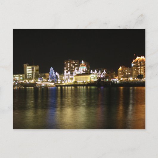 Victoria Harbour Lights Briefkaart (Voorkant)