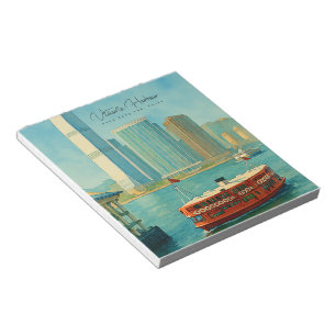 Victoria Haven Hongkong Retro Silhouet Notitieblok