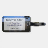 Victoria Herfst 1 Bagagelabel (Achterkant horizontaal)