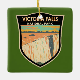 Victoria Herfsten National Park Travel Art Vintage Keramisch Ornament