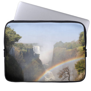Victoria Herfsten Rainbow Waterfall Foto Laptop Sleeve