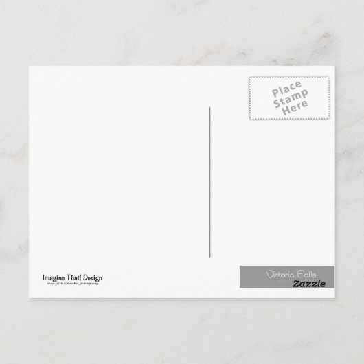 Victoria Herfsten Travel Postcad Briefkaart (Achterkant)