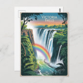 Victoria Herfsten Vintage Briefkaart (Voorkant / Achterkant)