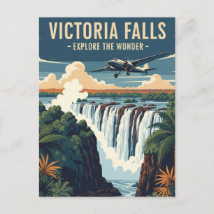 Victoria Herfsten Zambia Zimbabwe Travel  Briefkaart
