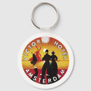 Victoria Hotel Amsterdam  Lable Sleutelhanger