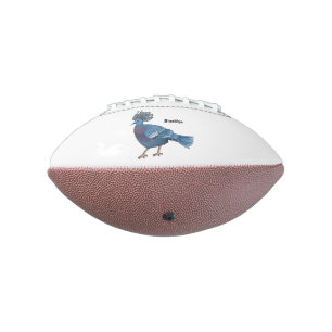 Victoria kroonduif vogel cartoon illustratie american football
