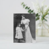 Victoria Melita van Hessen met Elizabeth #006D Briefkaart (Staand voorkant)