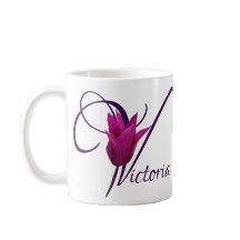 Victoria naam paarse tulp bloemen