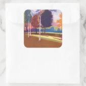 Victoria Park Bath Vierkante Sticker (Tas)