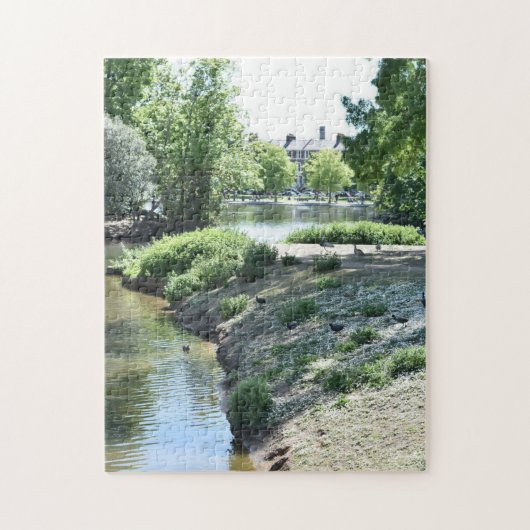 Victoria Park Tower Hamlets East London UK Legpuzzel (Verticaal)