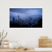Victoria Peak, Hong Kong. Poster (Keuken)