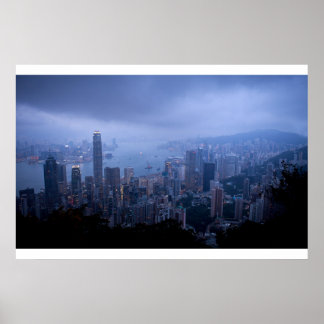 Victoria Peak, Hong Kong. Poster