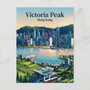 Victoria Peak Hongkong Briefkaart