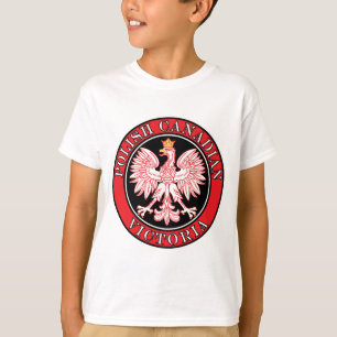 Victoria Poolse Canadese adelaar T-shirt