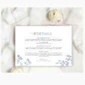 VICTORIA Regency Blue French Garden Details Kaart