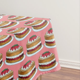 Victoria Sandwich Sponge Cake UK Brits gebak Tafelkleed
