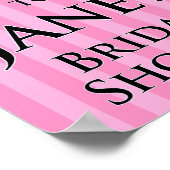 Victoria Secrets Thema Bruiloftsborrel Welkomstbor Poster (Hoek)