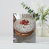 Victoria Sponge Cake Briefkaart (Staand voorkant)
