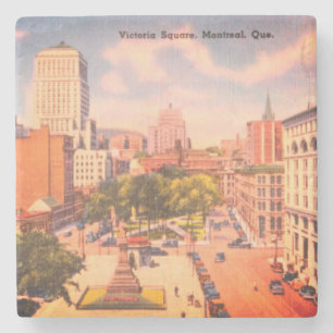 Victoria Square, Montreal, Quebec, Canada Stenen Onderzetter