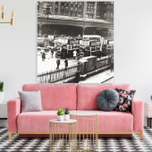 Victoria Station, jaren 20 Canvas Afdruk (Insitu (Woonkamer))