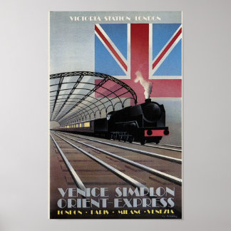 Victoria Station Orient Express Poster 1932