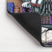 "Victoria" Steam Punk Faerie Mouspad Muismat (Hoek)