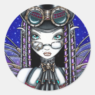 "Victoria" Stoom Punk Faerie Art Stickers