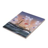 Victoria stoomboot 1859 tegeltje (Zijkant)