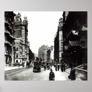 Victoria Street, Londen, c.1890 Poster