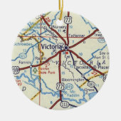 Victoria Texas Christmas Ornament (Voorkant)