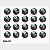 Victoria the Vampire Ronde Sticker (Vel)