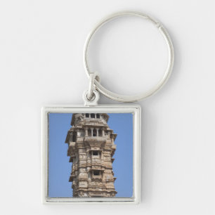 Victoria Toren in Chittorgarh Fort, India Sleutelhanger