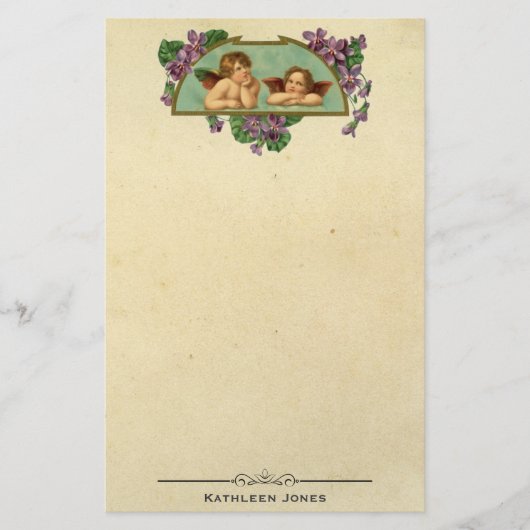  Victoriaans Angel Art | Aangepast  papier (Voorkant)