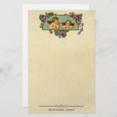  Victoriaans Angel Art | Aangepast  papier (Voorkant / Achterkant)