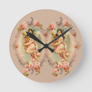 Victoriaans Angel  historische rozen Ronde Klok